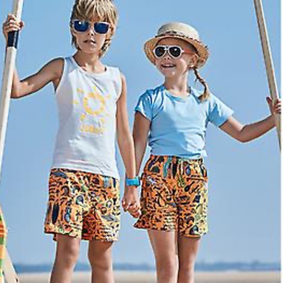 NWT-Boy Hawaii Swim Trunks Boys Bathing Suit Swimsuit Boys Swim Shorts Swimwear - Picture 4 of 6